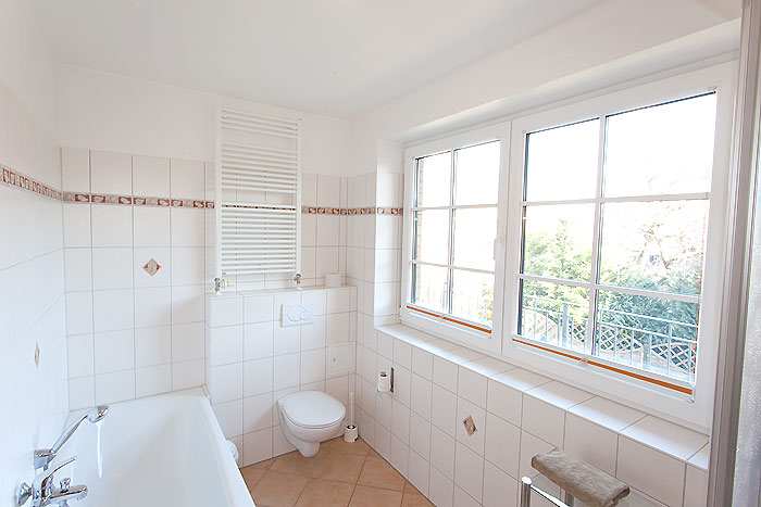 Das Bad der Ferienwohnung