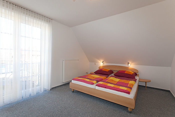 Das 1.Schlafzimmer der Ferienwohnung 